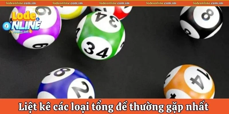 Liệt kê các loại tổng đề thường gặp nhất